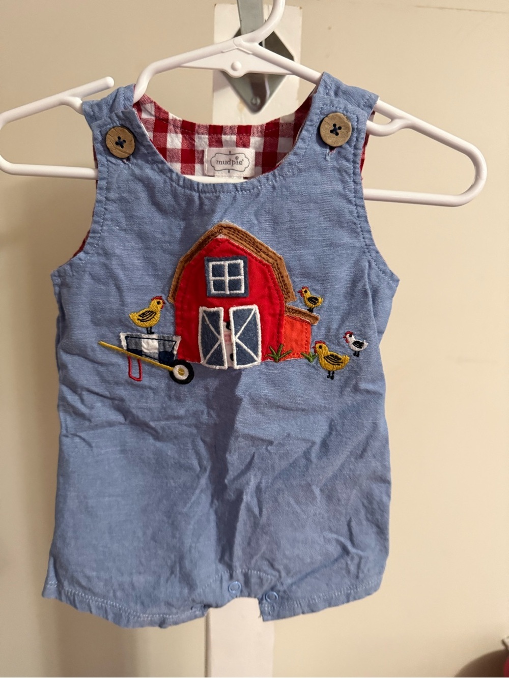 Mud Pie Barn Appliqué Jon Jon